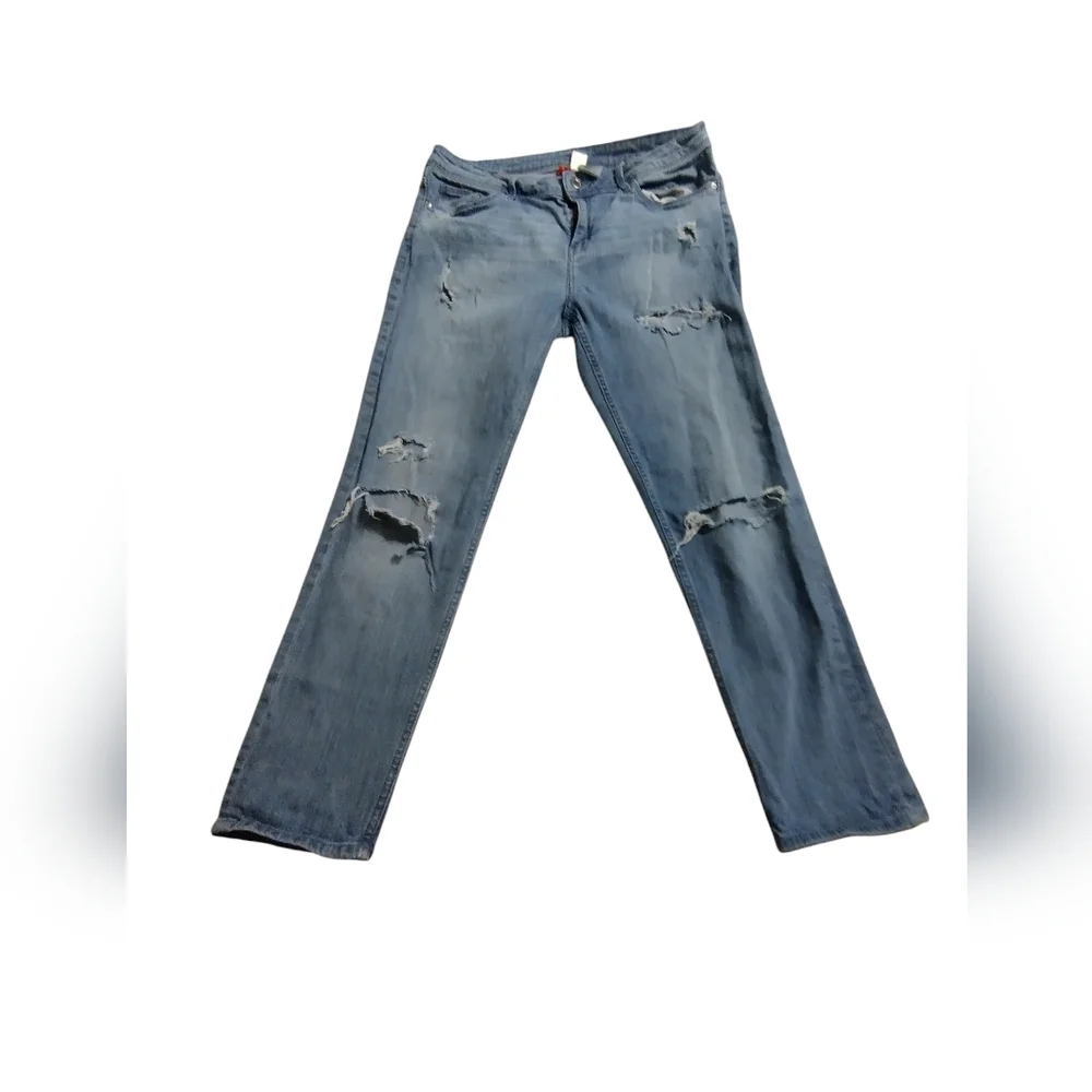 Great used condition Divided ripped frayed jeans - Picture 3 of 4